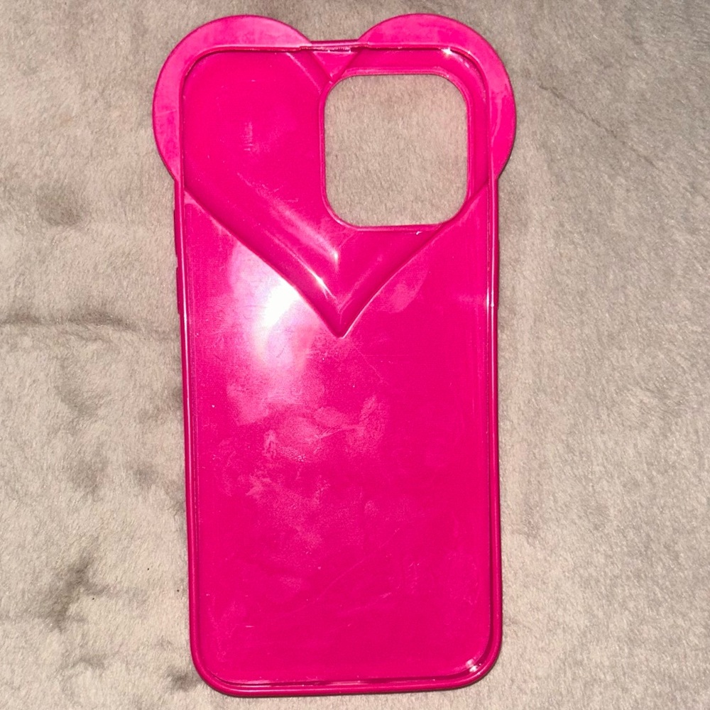 New Pink Heart Accent Phone Case 

12 PRO  MAX